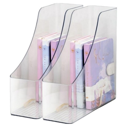 도큐모 파일 꽂이, 투명, 2개