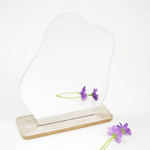 파이네스트원 아트 폼 인테리어 거울 24 x 19 cm, 클라우드 3mm