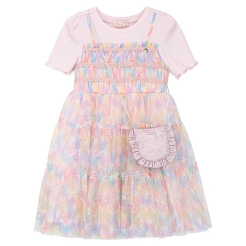 페리미츠 여아용 하트 캉캉원피스 P2521O650