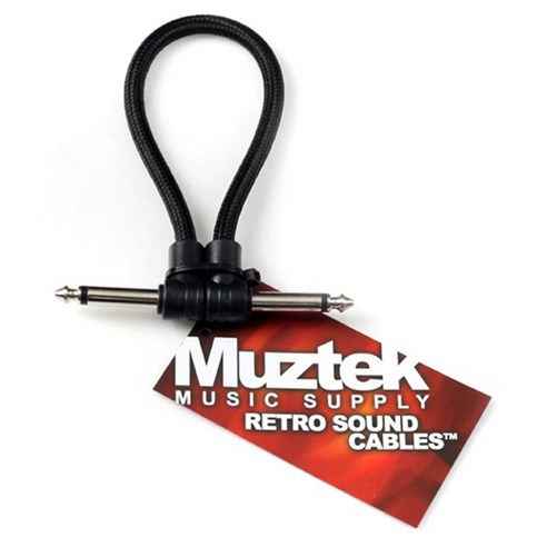 페달보드 노이즈와의 전쟁, 이제 종결! 뮤즈텍 RS-25 패치 케이블 사용 후기 패치케이블