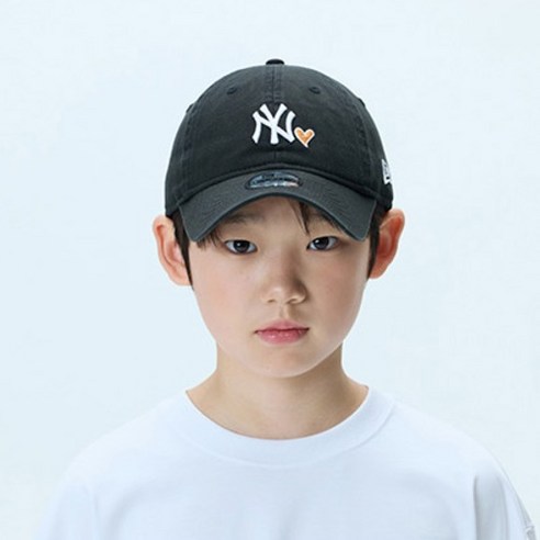 뉴에라 아동용 CTO K 940UNST 하트 뉴욕 양키스 면 볼캡 14707458