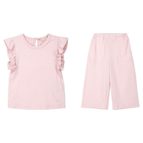 페리미츠 여아용 데일리 골지 상하의 세트 P2525I590