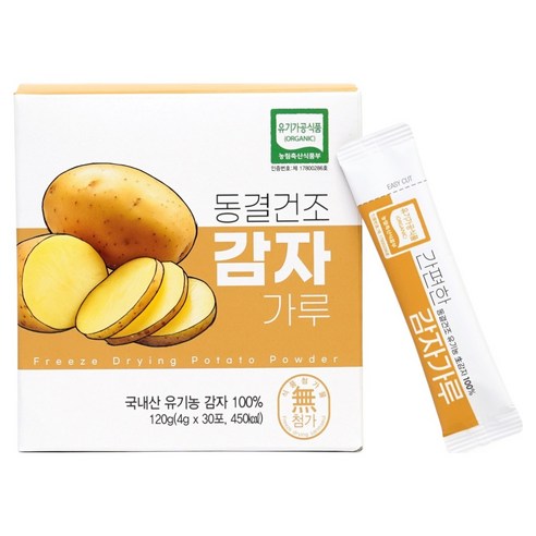 산마을 동결건조 감자가루 30p, 120g, 1개