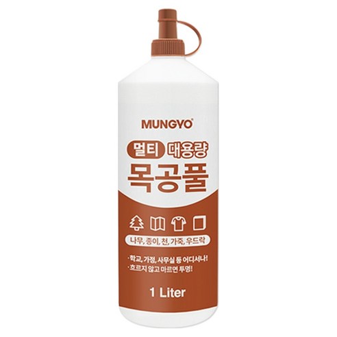 문교 멀티 목공풀, 1개, 1L