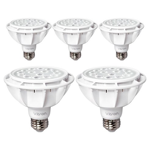 비츠온 LED 집중형 램프 화이트 15W S 40K PAR30, 주백색, 5개