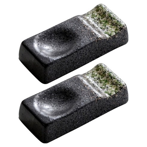 모던앳 일식 호텔 세라믹 수저받침대, 포레스트, 2개