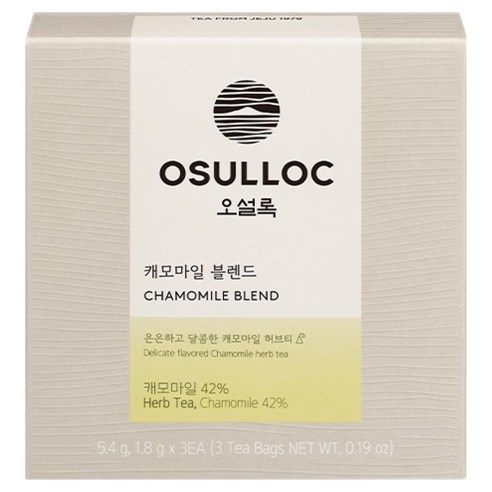 오설록 캐모마일 블렌드, 1.8g, 3개입, 1개