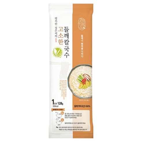 지리산처럼 들깨 칼국수 1인분, 1개, 128g