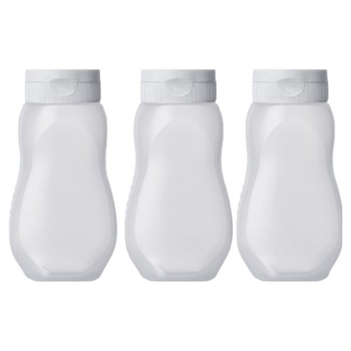 데일리픽 거꾸로 세워 쓰는 소스 꿀통, 3개, 330ml