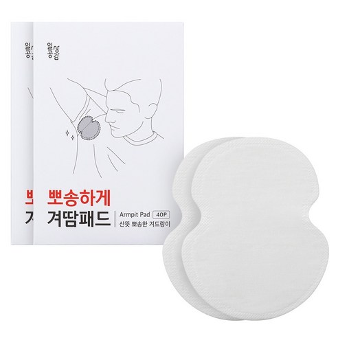 일상공감 뽀송하게 겨땀패드, 80개