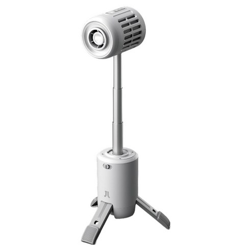 지수라이프 BLDC 10단 휴대용 탁상용 캠핑 선풍기, Outdoor Fan Ultra1, Light Grey