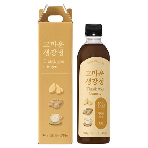 유기농마루 고마운 생강청, 1개, 1개입, 600g