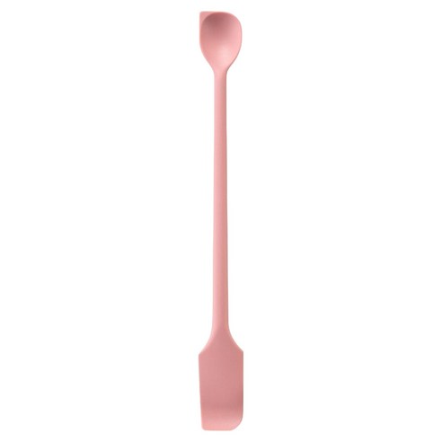 스택잇 실리콘 다용도 스푼 잼 버터 요거트 나이프, 핑크, 1개