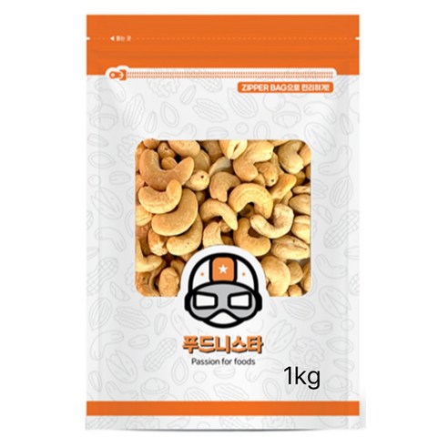 푸드니스타 구운 캐슈넛, 1kg, 1개
