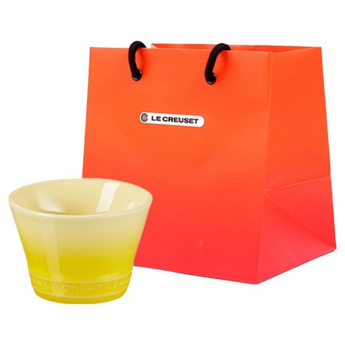 르크루제 네오 볼 300ml + 쇼핑백, 솔레이, 1개, 볼 + 쇼핑백
