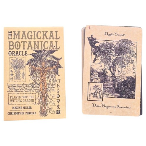 카니아 품질좋은 타로카드, the magickal botanical oracle, 1개