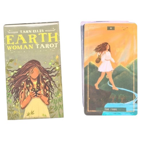 카니아 품질좋은 타로카드, tarn Ellis earth woman tarot, 1개