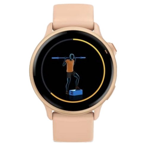 가민 비보액티브 6 웰니스 GPS 스마트워치, 핑크 던, 30.4mm, GPS + 블루투스