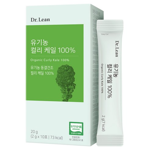 닥터린 유기농 컬리 케일 100% 분말, 20g, 1개