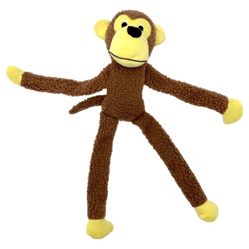 둥둥펫 강아지 삑삑이 긴팔 원숭이 애착인형, 혼합색상, 1개