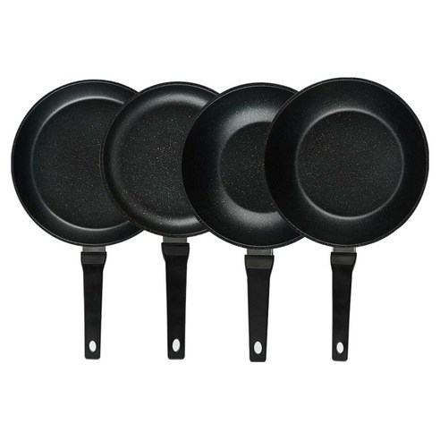 퀸센스 디너 후라이팬 4종 세트 4개, 브라운, 1세트, 후라이팬 28cm + 후라이팬 24cm + 궁중팬 24cm +궁중팬 28cm