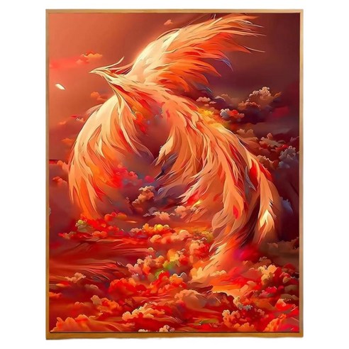 마켓링 초보자 diy 명화그리기 브러쉬페인트 세트 30 x 40 cm, 타입5, 1세트