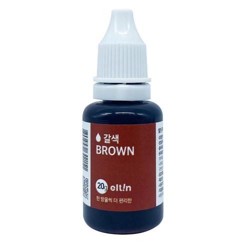엘틴 푸드칼라 식용색소 진한 갈색, 20g, 1개