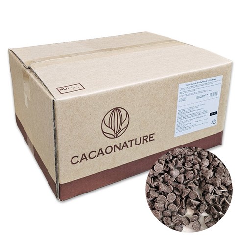 쿠킹스토리 카카오네이처 컴파운드 다크 초콜릿칩, 10kg, 1개