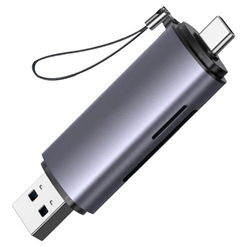 누아트 C타입 USB A 3.0 Micro SD카드 OTG 멀티 카드리더기, 혼합색상, 1개, 누아트 C타입 USB-A 3.0 SD카드 MicroSD카드 OTG 멀티 카드리더기