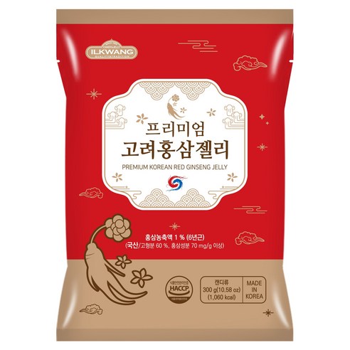 일광제과 프리미엄 고려홍삼 젤리, 300g, 1개