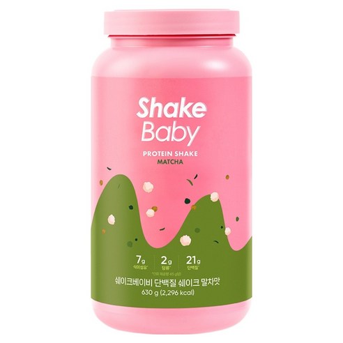 쉐이크베이비 락토컷 프로틴 말차맛, 630g, 1개