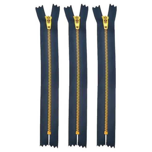 동대문단추왕 청바지 수선 고급 지퍼 17.5cm, 네이비, 3개
