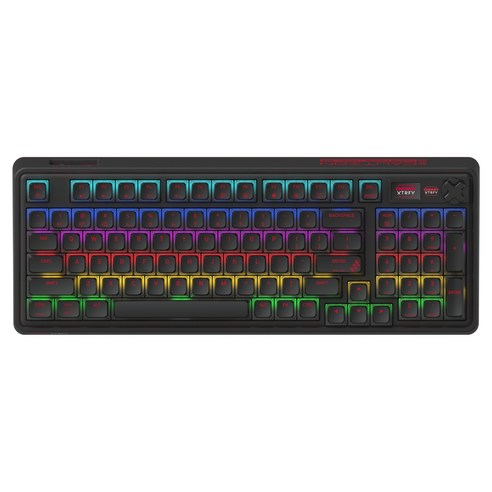 CHERRY XTRFY PIXIU 98 MX2A 무선 3모드 게이밍 키보드, 블랙, G80-24100HHAKR-2, 저소음 적축