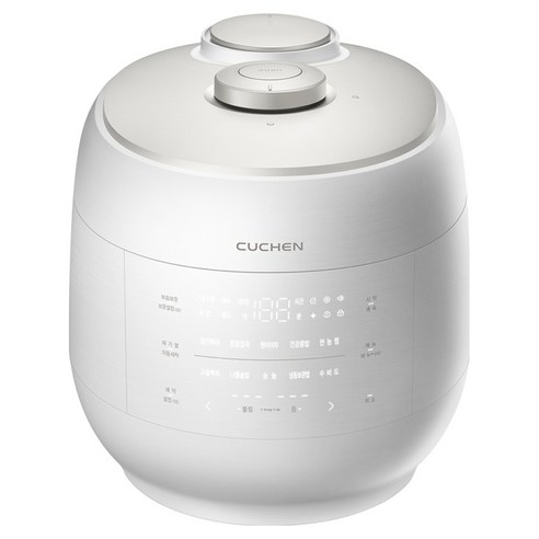 쿠첸 그레인 듀얼프레셔 IH 전기압력밥솥 6인용, CRT-UPD0672KEW, 화이트