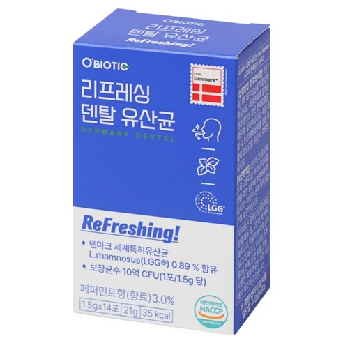 오바이오틱 덴탈 유산균 리프레싱