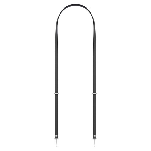 Apple 정품 크로스바디 스트랩, 블랙, 1개