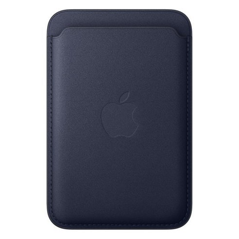 Apple 정품 아이폰 맥세이프형 파인우븐 카드지갑, 네이비, 1개