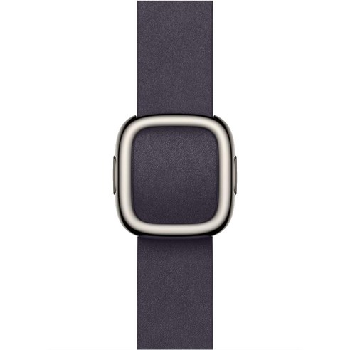 Apple 정품 2025 애플워치 모던 버클, 미드나이트 퍼플, 1개, 42mm, Small
