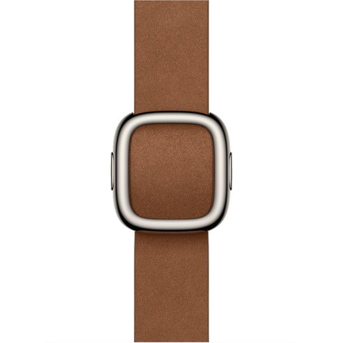 Apple 정품 애플워치 모던 버클, 카라멜, 42mm, Small, 1개