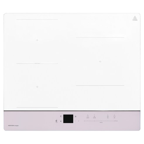 나비엔매직 인덕션 전기레인지 3구 화이트, ERI-3443AF, 빌트인