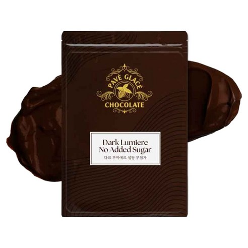 파베글라스 다크 루미에르 제로슈가 초콜릿, 400g, 1개