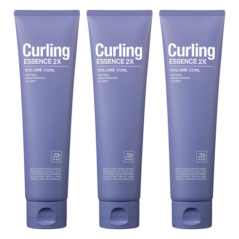 미쟝센 컬링 에센스 2X 볼륨 컬 크림, 150ml, 3개 150ml × 3개, 150ml × 3개 섬네일