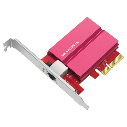 머큐시스 10 Gbps 기가비트 PCIe 네트워크 랜카드, 1개, MA510E