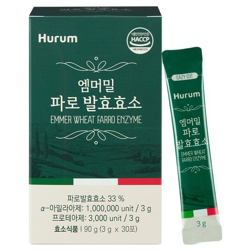 휴럼 엠머밀 파로 발효효소, 90g, 1개