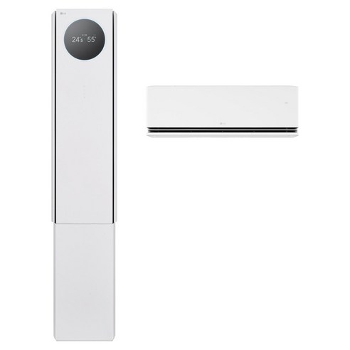 LG전자 인버터 74.5㎡ + 18.7㎡ 휘센 AI 오브제컬렉션 뷰I 프로 2 in 1 멀티형 에어컨 6시리즈 방문설치, FQ22GV6EA2, 일반배관형