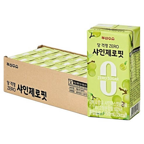 부산우유 샤인제로핏 음료