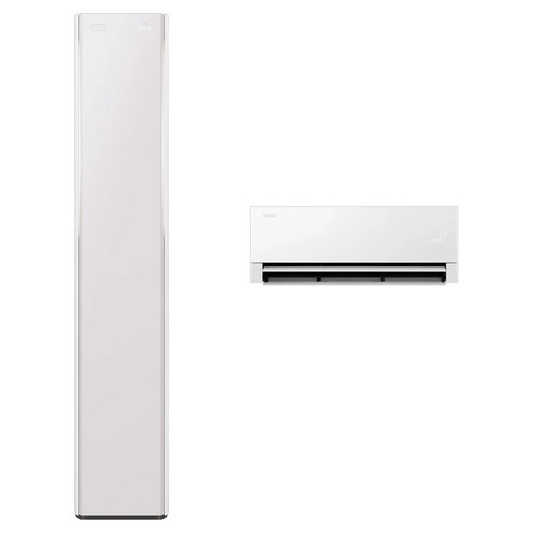 삼성전자 56.9㎡ + 18.7㎡ Bespoke AI 무풍콤보 갤러리 프로 청정 2 in 1 멀티형 홈멀티형 에어컨 + 리모컨 세트 방문설치, AF90H17D38ERT, 일반배관형