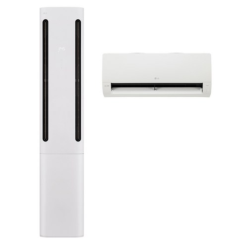 LG전자 인버터 65.9㎡(20평) + 18.7㎡(6평) 휘센 오브제컬렉션 쿨 에어컨 2in1 2시리즈 실내기 방문설치, FQ20FC2EA2, 일반배관형