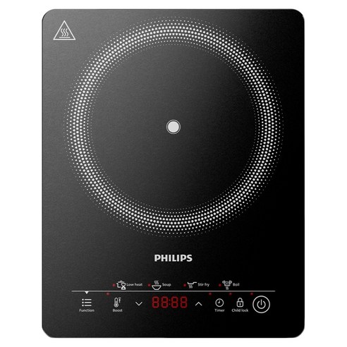 필립스 쿠커 3000 시리즈 인덕션 1구 블랙, 프리스탠딩, HD5830/90