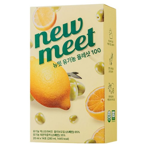 뉴밋 유기농 올레샷 100 스틱 14p, 1개, 280ml